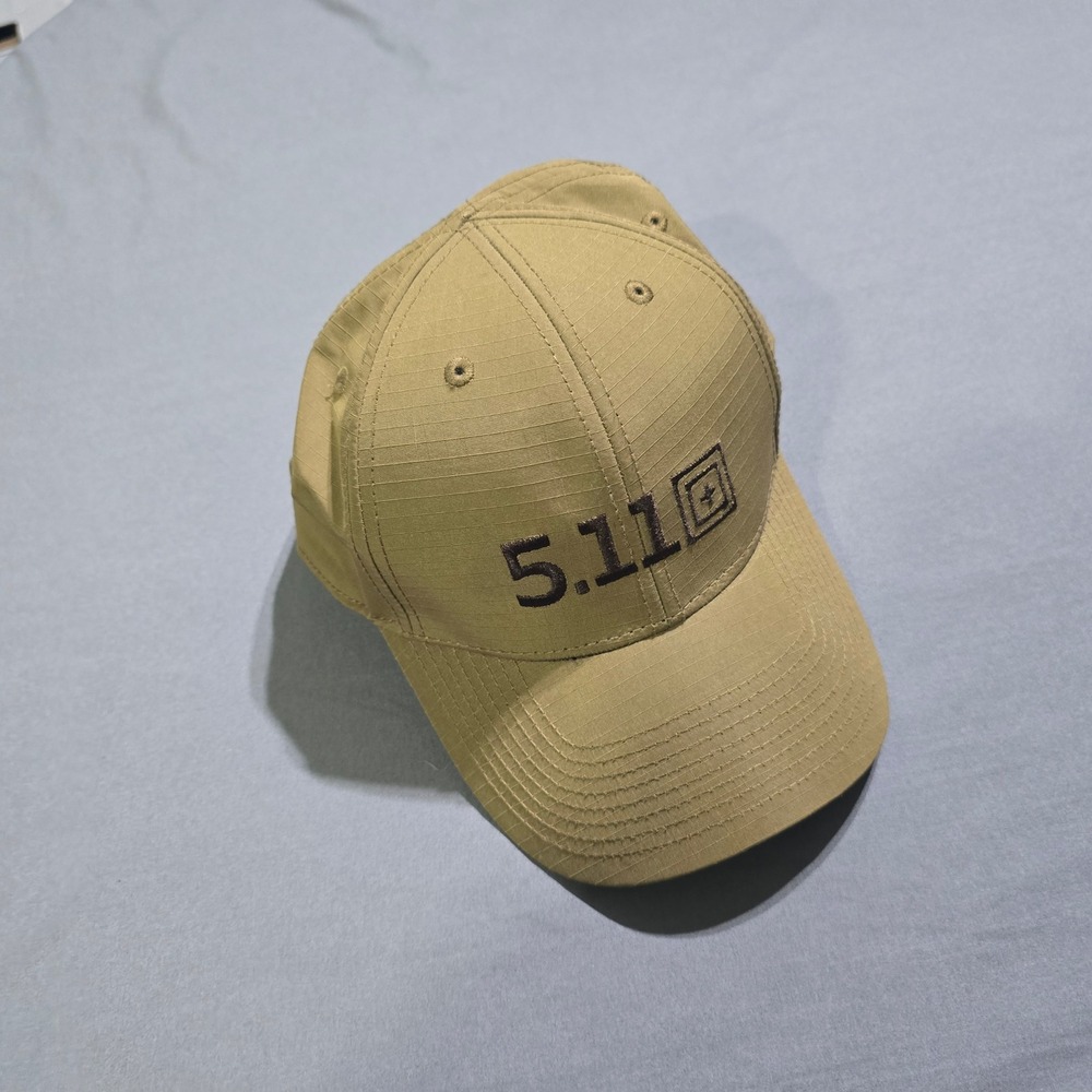 5.11 Tactical Snapback Hat Mens OSFM Brown Ripstop Always Be Ready Cap